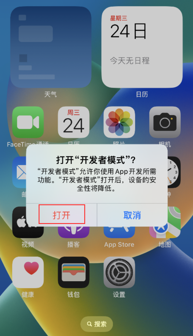 全州苹果手机维修分享如何打开开发者模式 