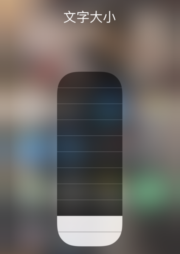 全州苹果手机维修分享小技巧：在 iPhone 控制中心快速调节字体大小 