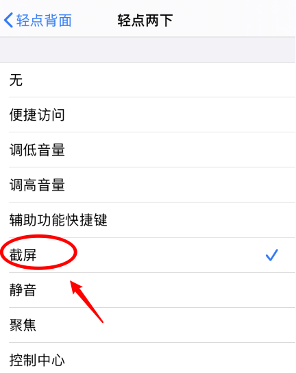 全州苹果手机维修分享iPhone12如何启用双击截屏 